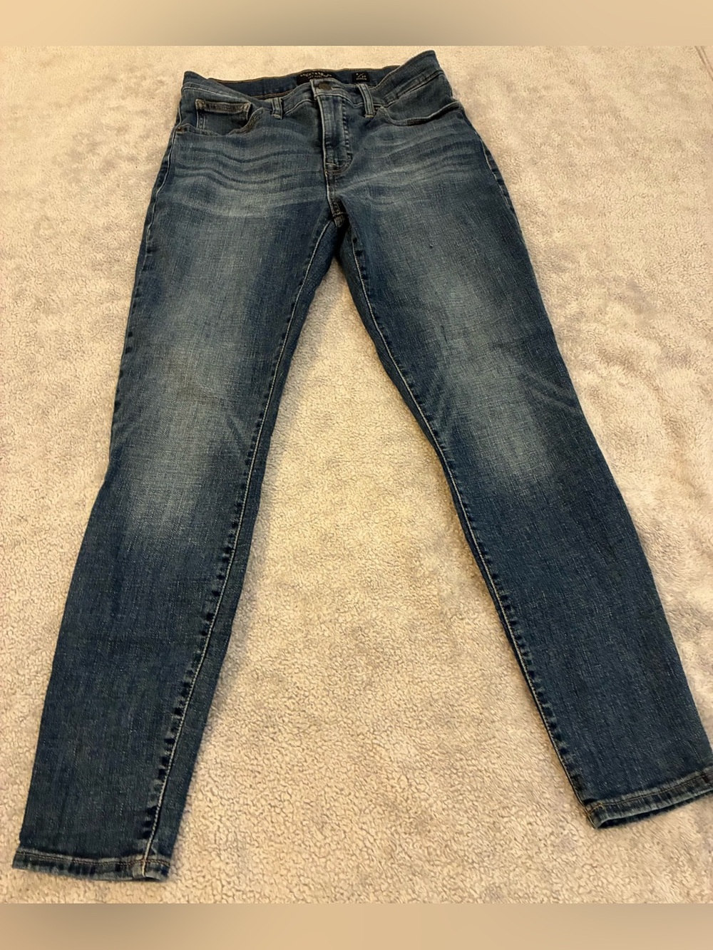 Lucky Brand Los Angeles Women's Dark Blue Mid Rise Skinny Ava Jeans Size 8/29 R